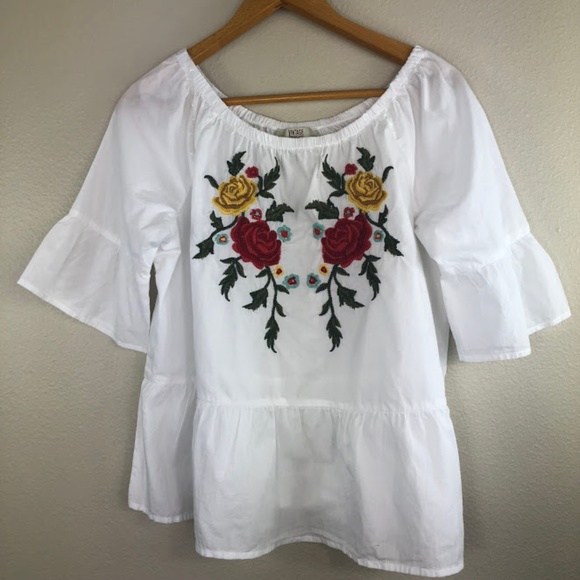 vintage america peasant top